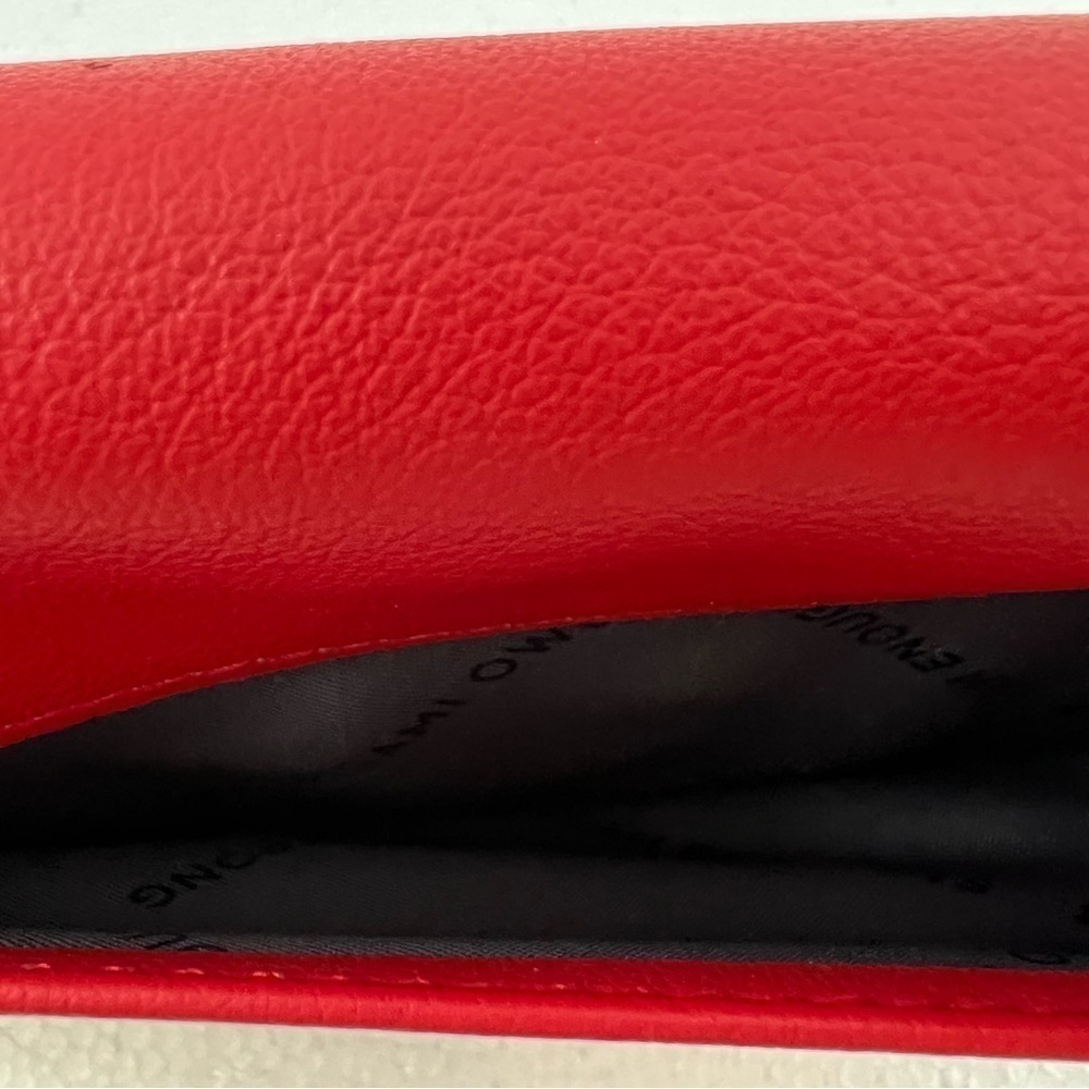Origami Owl Red “Count Your Blessings” Snap Closure Wallet - Picture 4 of 13